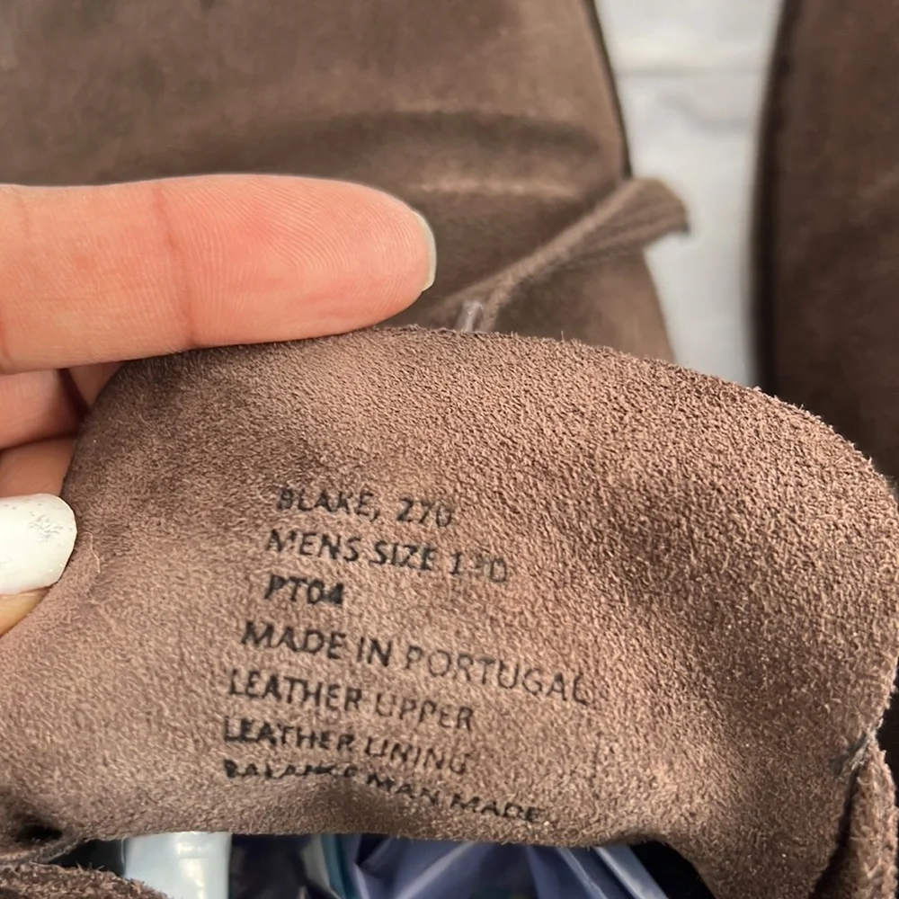 Supply Lab chukka suede leather boots size 13